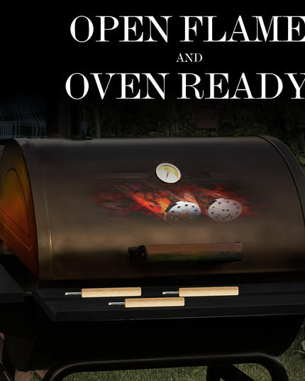 Rolling Grilling Basket with Handle - Libiyi