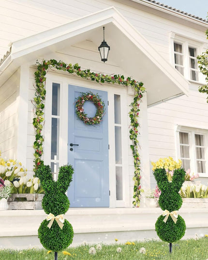 🔥Easter Hot Sale 49% OFF🌳🐇Artisan-Crafted Bunny Topiary Trees💥 - Libiyi