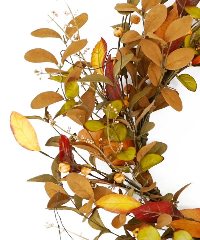 Fall wreath for the front door - Libiyi