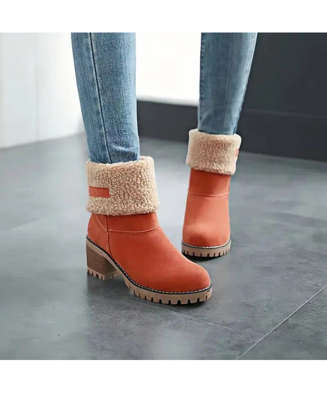 Libiyi Seniors' Chunky heel Winter Boots - Libiyi