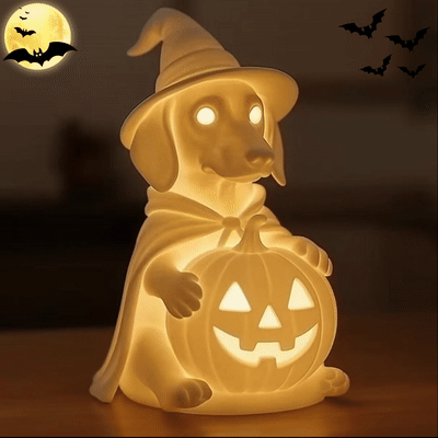 🎃Halloween Early Bird Special Sale 49% OFF -Halloween Dachshund Pumpkin Lamp - Libiyi