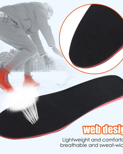 🔥FootEase Wireless Heated Insoles – Rechargeable Pain Soothing Heat for Plantar Fasciitis & Cold Feet - Libiyi