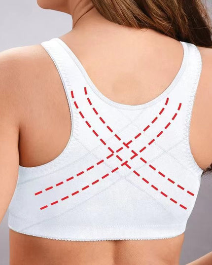 Front Hook, Stretch Lace, Posture Correction – One Piece Bra - Keilini