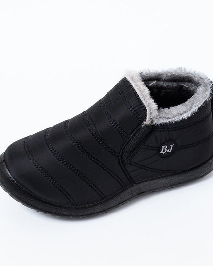 Autumn and winter non-slip warm soft bottom cotton shoes and cotton boots—Unisex - Keillini