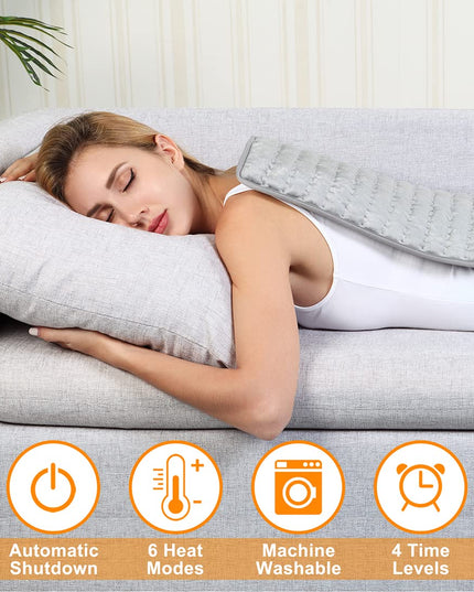 Electric Heating Pads, Heated Pad for Back Pain Muscle Pain Relieve - Keillini