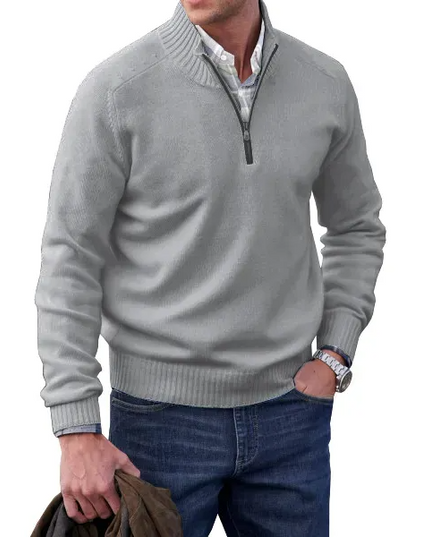 🔥MEN'S CASHMERE ZIPPER BASIC SWEATER🔥 - Libiyi