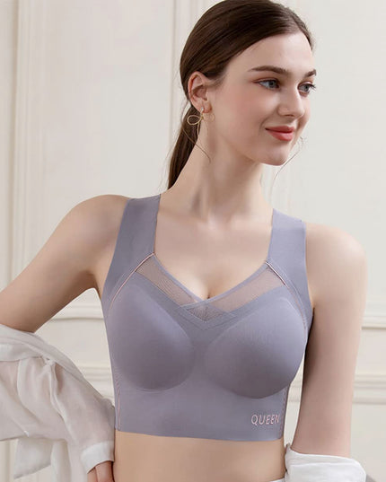 Full Cup Pads Large Size Breathable Bras for Ladys Women - Libiyi