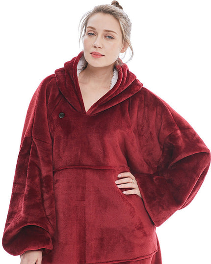 Heated Wearable Blanket Hoodie with Battery Pack - Keillini