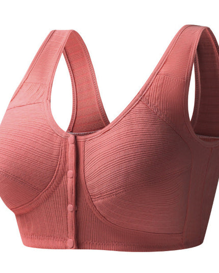 Women's Breathable Push Up Cotton Front Button Underwear - Libiyi