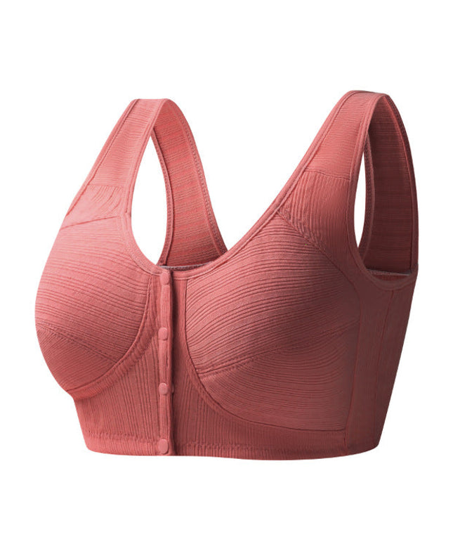 Women's Breathable Push Up Cotton Front Button Underwear - Libiyi