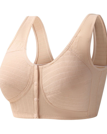 Women's Breathable Push Up Cotton Front Button Underwear - Libiyi