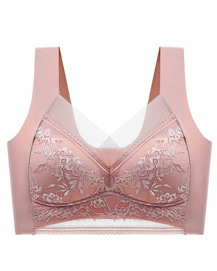 Women's push-up lace push-up bra for beautiful back - Libiyi