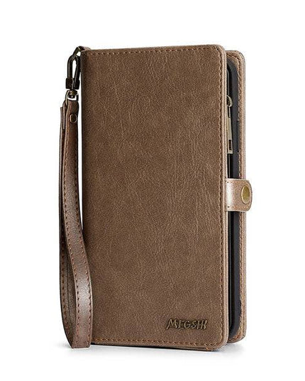 MEGSHI Magnetic 2-in-1 Detachable Leather Wallet Case For Samsung A Series - Libiyi