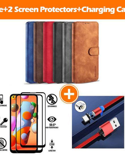 Wallet Stand PU Leather Case For Samsung Galaxy A02S - Libiyi