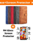 Brown / A32(5G) / Case+2-Pack Screen Protectors