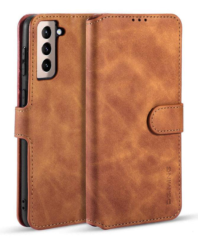 Wallet Stand PU Leather Case For Samsung Galaxy S21(5G) - Libiyi