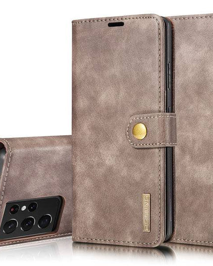 Samsung Galaxy S21 FE Magnetic 2-in-1 Detachable Leather Wallet Case - Libiyi