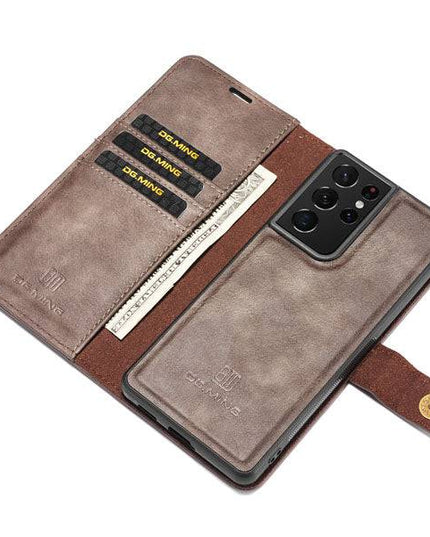 Samsung Galaxy S21 Ultra Magnetic 2-in-1 Detachable Leather Wallet Case - Libiyi
