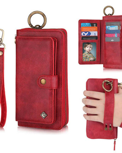 Leather Detachable Magnetic Wallet Case For Galaxy - Libiyi