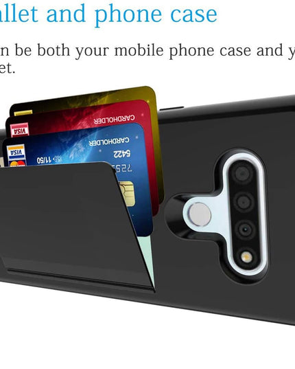 Armor Protective Card Holder Case for LG K51 - Libiyi