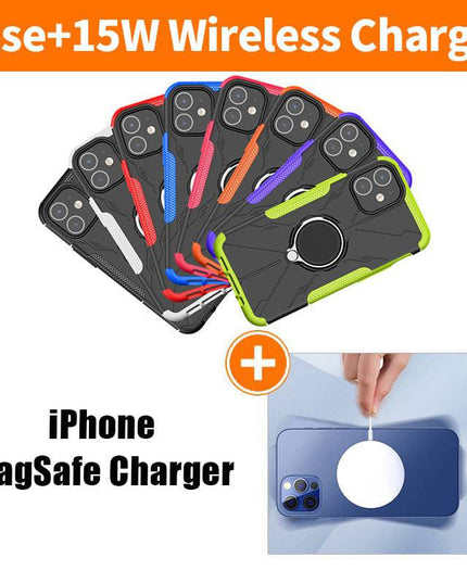 Robot 3 in 1 Heavy Duty Defender Case For iPhone 12 Pro - Libiyi