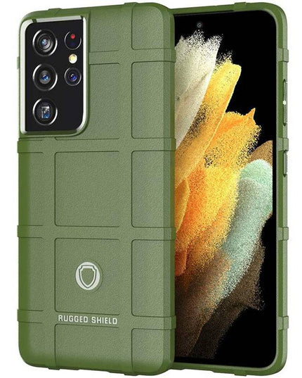 TPU Thick Solid Rough Armor Tactical Protective Cover Case For Samsung S21 Ultra - Libiyi