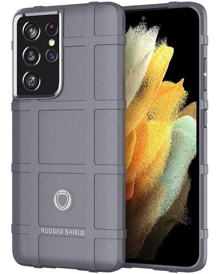 TPU Thick Solid Rough Armor Tactical Protective Cover Case For Samsung S21 Ultra - Libiyi