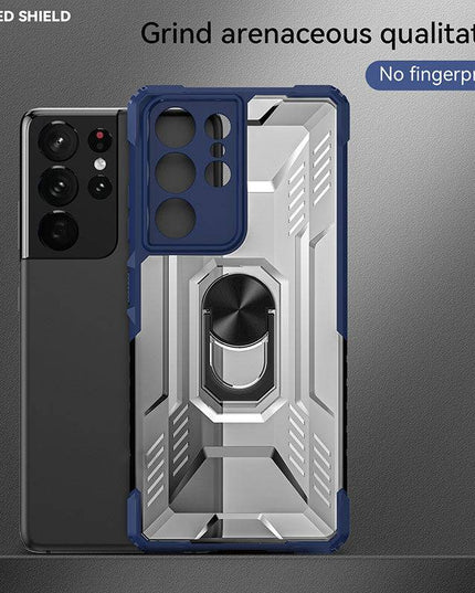 Magnetic Metal Finger Ring Holder Armor Case For Samsung - Libiyi