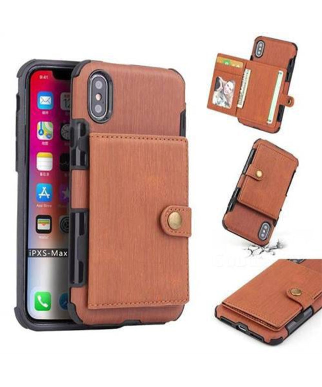 Security Copper Button Protective Case For iPhone Xs Max - Libiyi