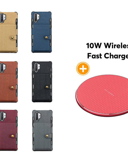 Security Copper Button Protective Case For Samsung Note 10+ - Libiyi