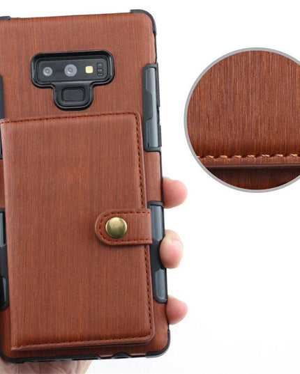 Security Copper Button Protective Case For Samsung Note 9 - Libiyi