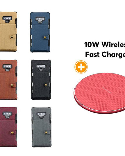 Security Copper Button Protective Case For Samsung Note 9 - Libiyi