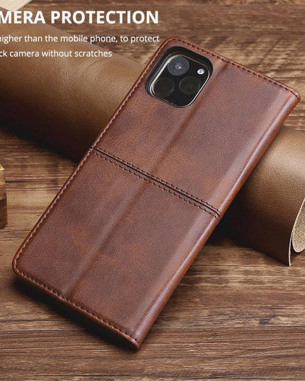 TPU + PU Leather Phone Cover Case for Samsung A10E - Libiyi