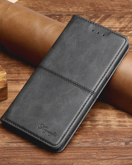 TPU + PU Leather Phone Cover Case for Samsung A10E - Libiyi