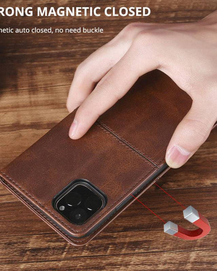 TPU + PU Leather Phone Cover Case for Samsung A11 - Libiyi