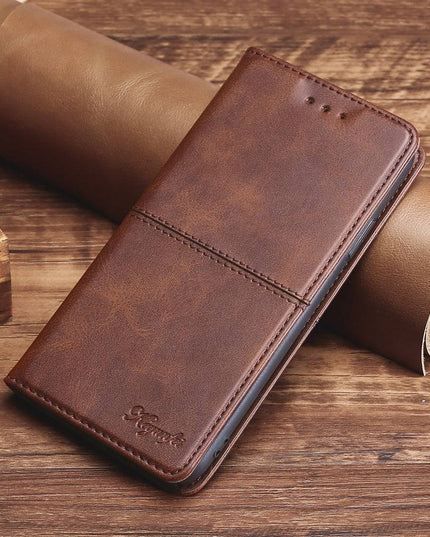 TPU + PU Leather Phone Cover Case for Samsung A50 - Libiyi