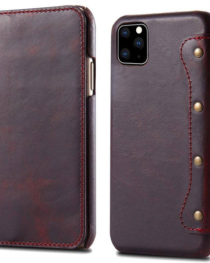 Luxury Genuine Leather Flip Case For Iphone - Libiyi
