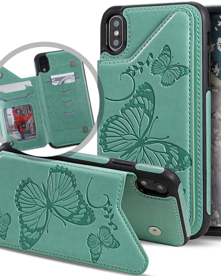 New Luxury Embossing Wallet Cover For iPhone X/Xs-Fast Delivery - Libiyi