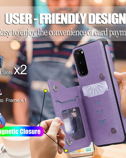 New Luxury Embossing Wallet Cover For SAMSUNG S20-Fast Delivery - Libiyi