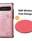 Rosa ouro / Samsung S10 5G / Com carregador sem fio
