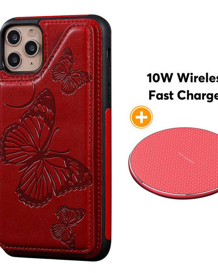 New Luxury Embossing Wallet Cover For iPhone 11 Pro-Fast Delivery - Libiyi
