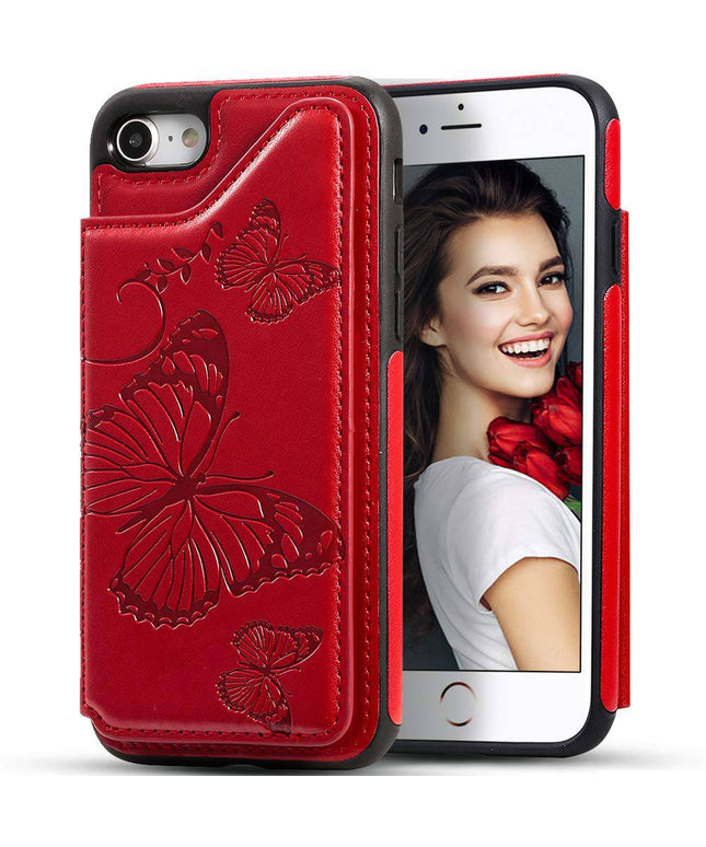 New Luxury Embossing Wallet Cover For iPhone 6/6S-Fast Delivery - Libiyi