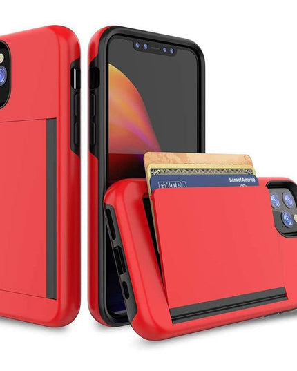 Armor Protective Card Holder Case for iPhone - Libiyi