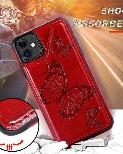 2022  New Luxury Embossing Wallet Cover For iPhone 12 Series - Libiyi