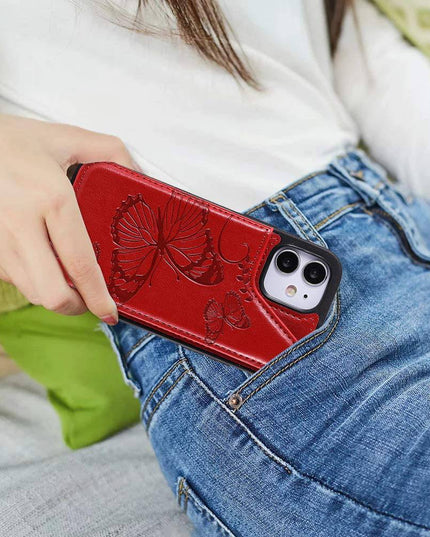 2022  New Luxury Embossing Wallet Cover For iPhone - Libiyi