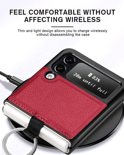 Ultra Fine Ring Samsung Galaxy Z Flip 3 Case Cover - Libiyi