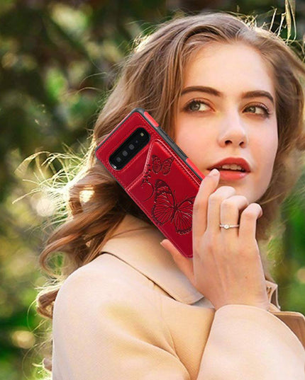 New Luxury Embossing Wallet Cover For SAMSUNG S10-Fast Delivery - Libiyi