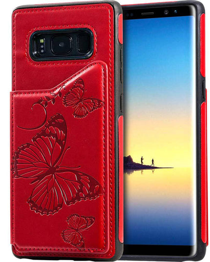 New Luxury Embossing Wallet Cover For SAMSUNG  S8-Fast Delivery - Libiyi