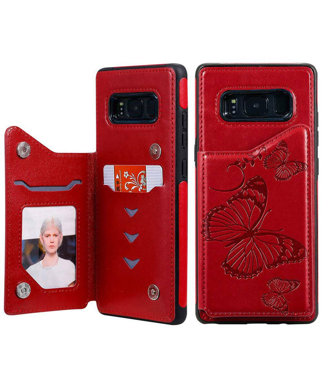 New Luxury Embossing Wallet Cover For SAMSUNG  S8 Plus-Fast Delivery - Libiyi