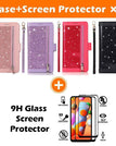 Rose gold / A42(5G) / Case+[2 Pack] Screen Protectors